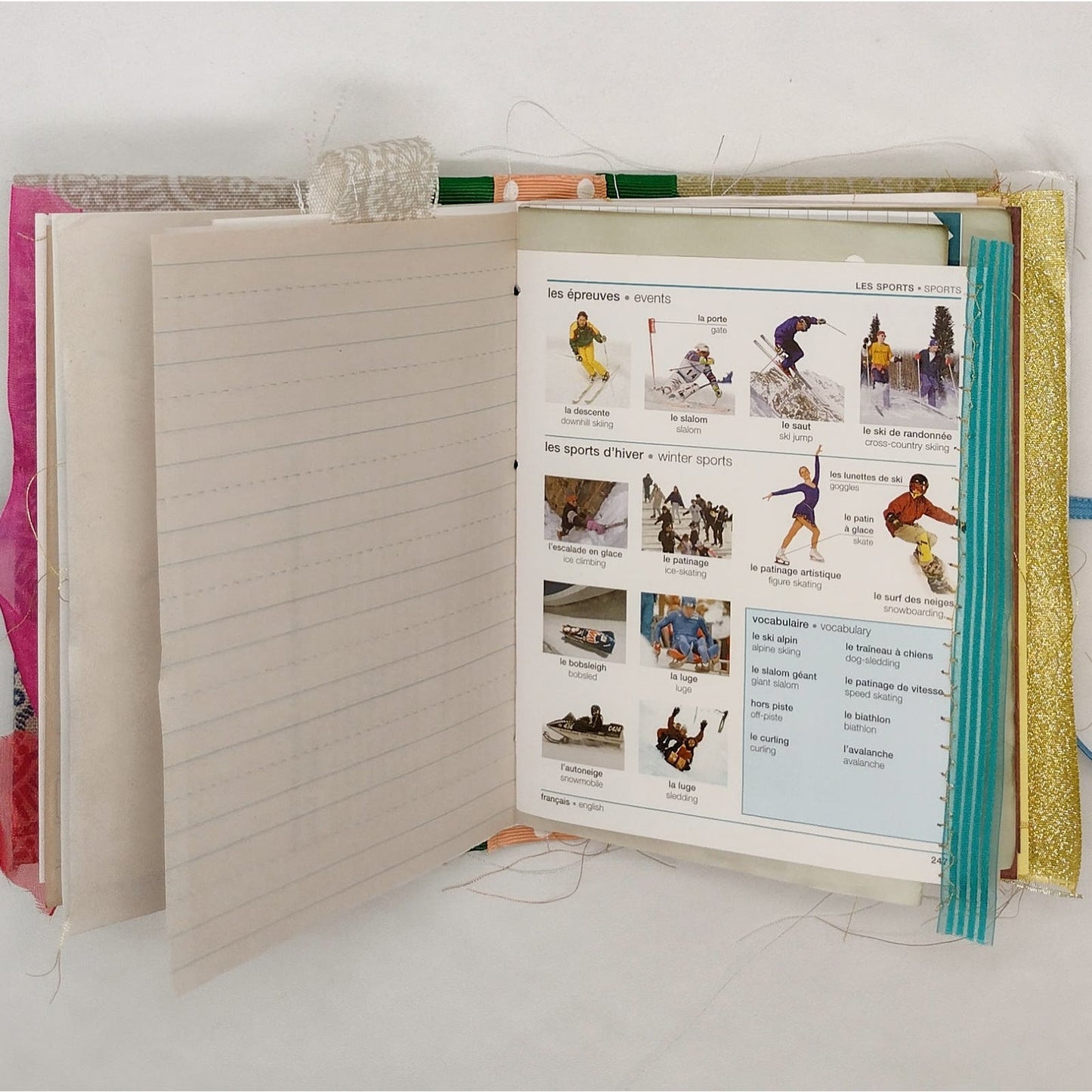Eclectic Junk Journal 1, Handmade Recycled Journal, Mixed Media Journal