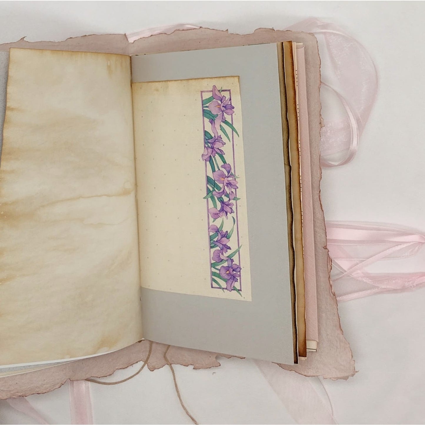 Pink Cover Naked Single Signature Junk Journal