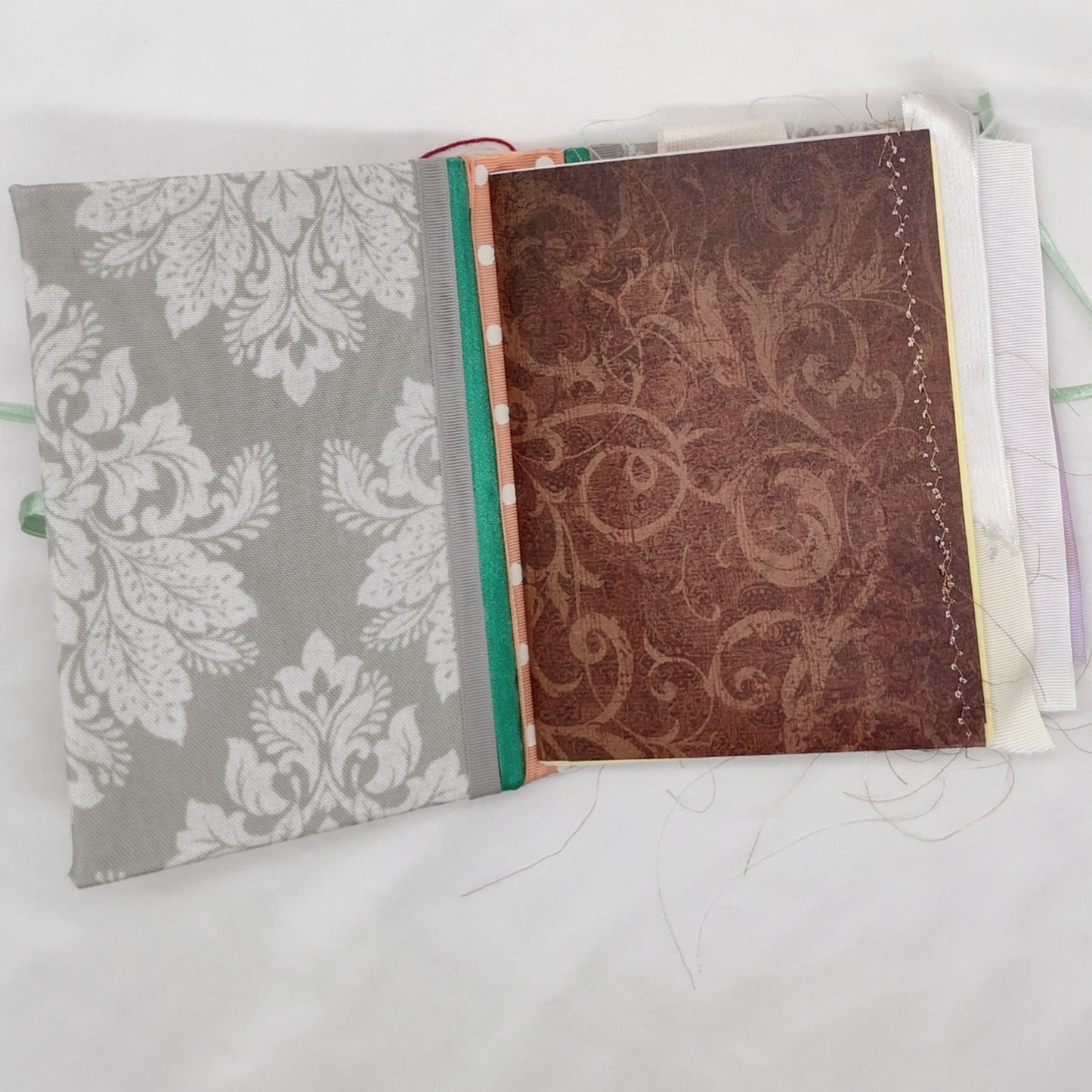 Eclectic Junk Journal 14, Handmade Recycled Journal, Mixed Media Journal