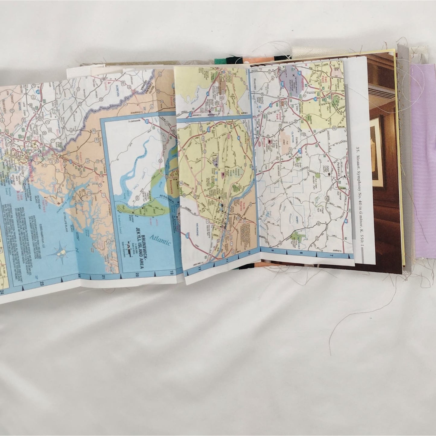 Eclectic Junk Journal 13, Handmade Recycled Journal, Mixed Media Journal