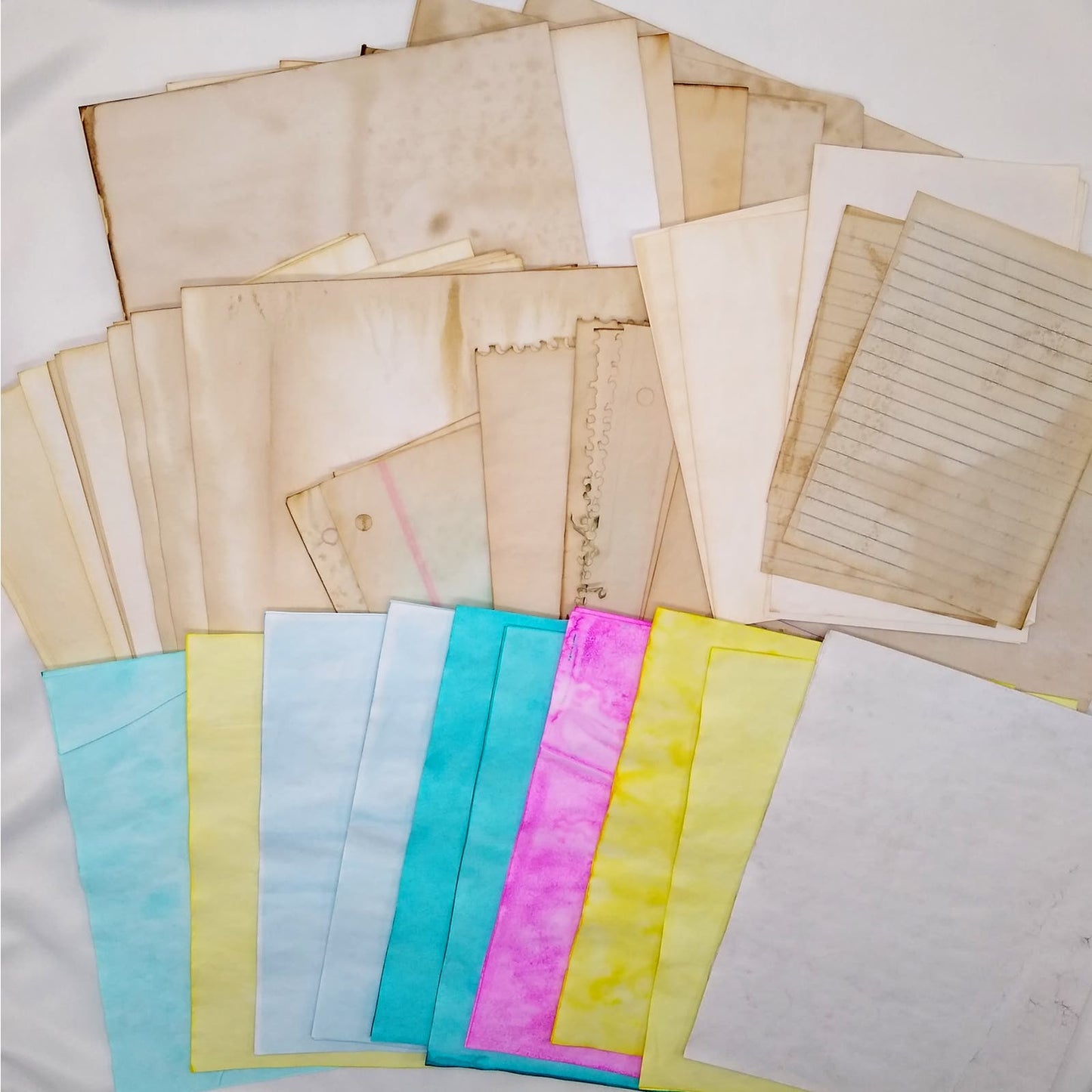 Junk Journal Starter Kit, Craft Supply Pack, Paper Crafting Kit, Mixed Media Lot