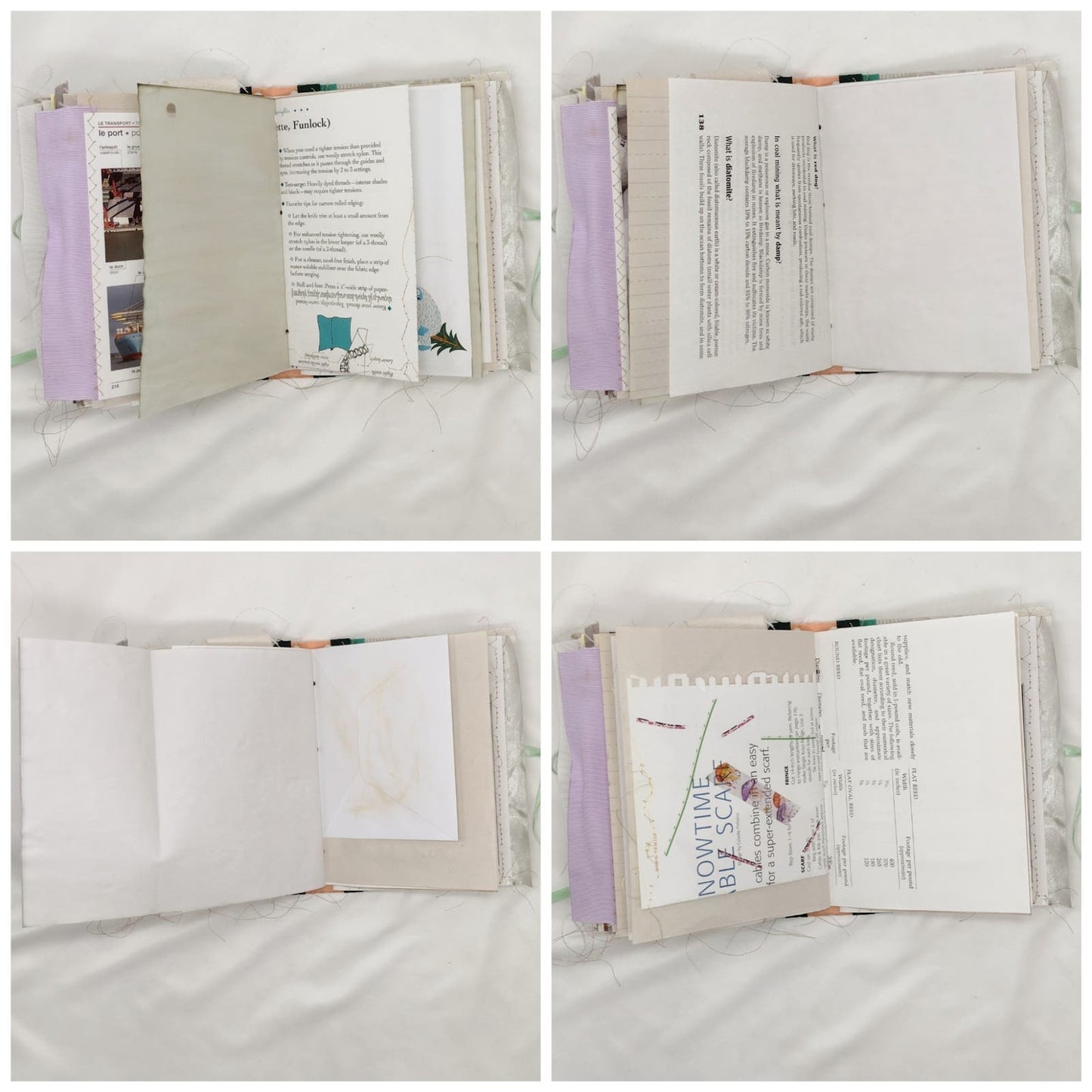 Eclectic Junk Journal 13, Handmade Recycled Journal, Mixed Media Journal