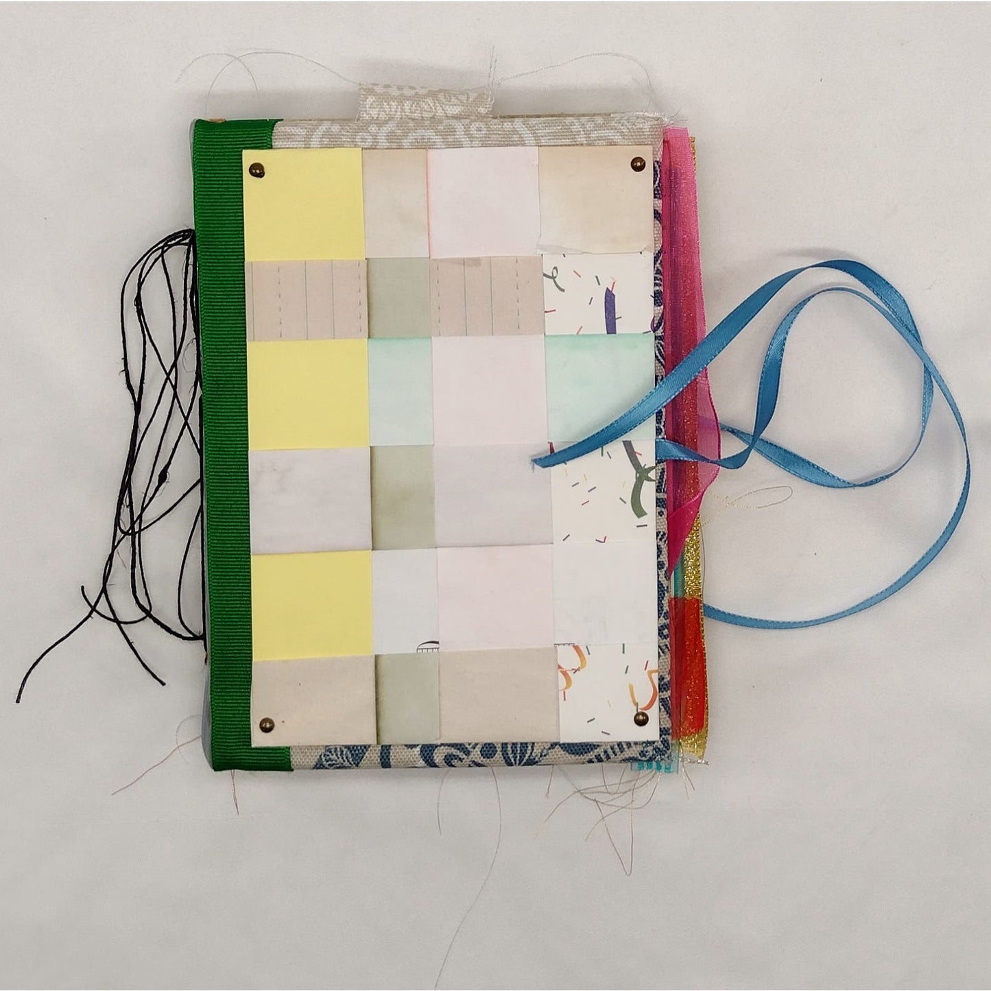 Eclectic Junk Journal 1, Handmade Recycled Journal, Mixed Media Journal
