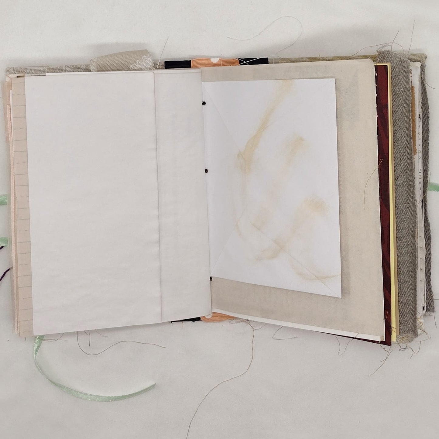 Eclectic Junk Journal 2, Handmade Recycled Journal, Mixed Media Journal