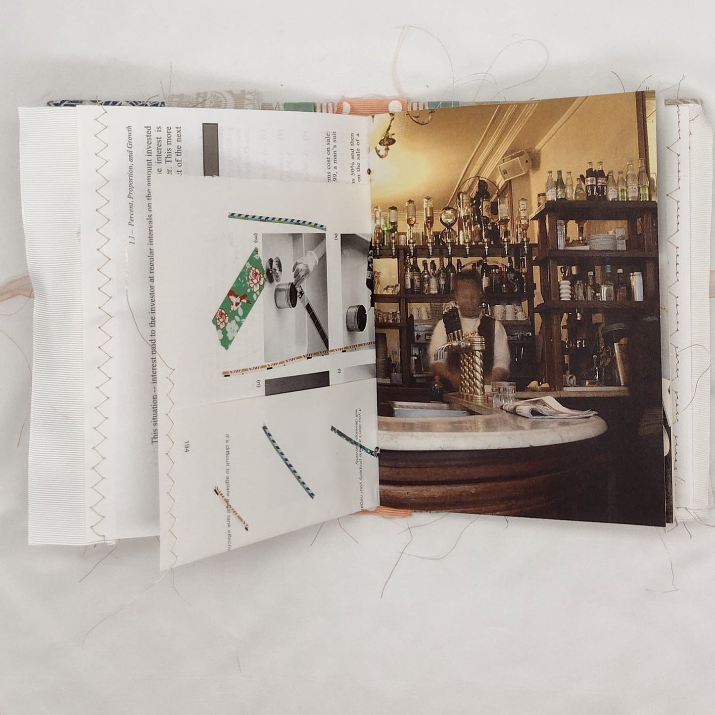 Eclectic Junk Journal 11, Handmade Recycled Journal, Mixed Media Journal