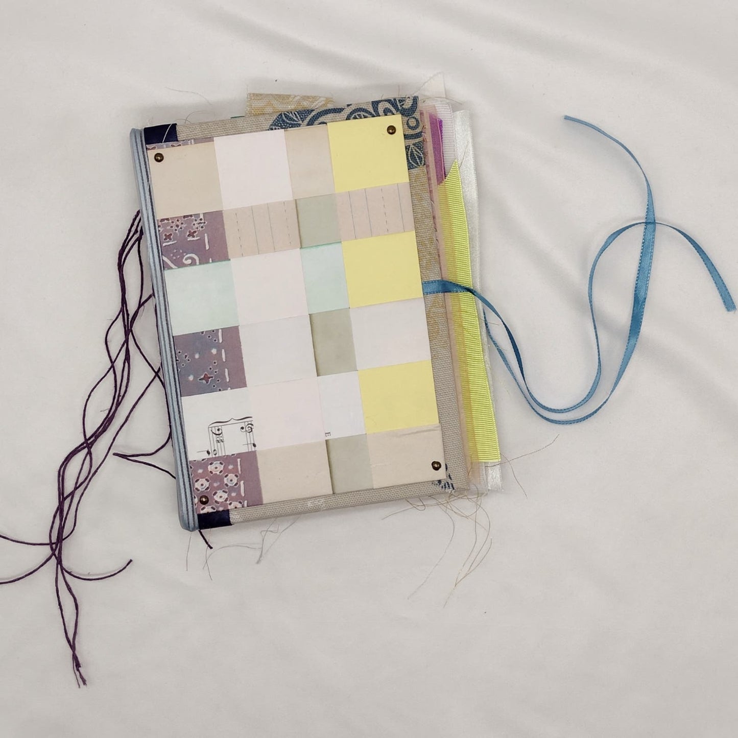Eclectic Junk Journal 4, Handmade Recycled Journal, Mixed Media Journal