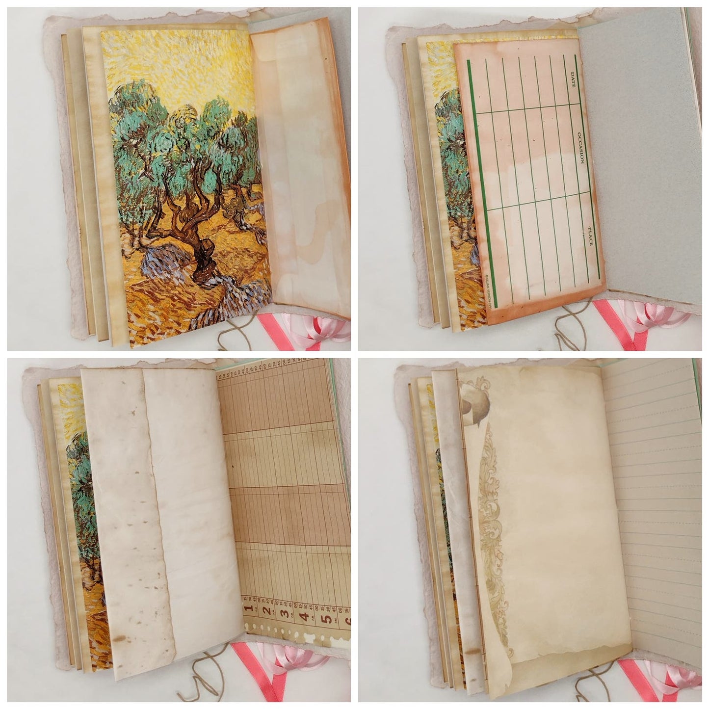 Grey Cover Naked Single Signature Junk Journal