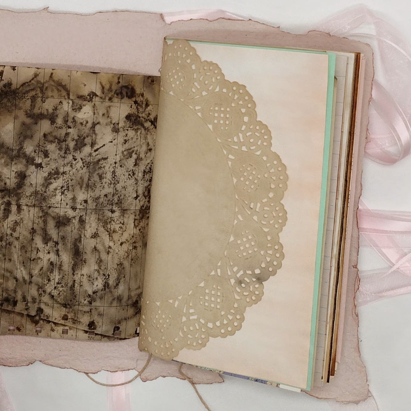 Pink Cover Naked Single Signature Junk Journal