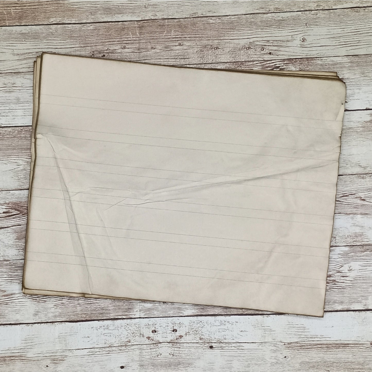 20 Coffee Dyed Child Writing Papers, 11x8.5 Sheets, Hand Dyed Papers