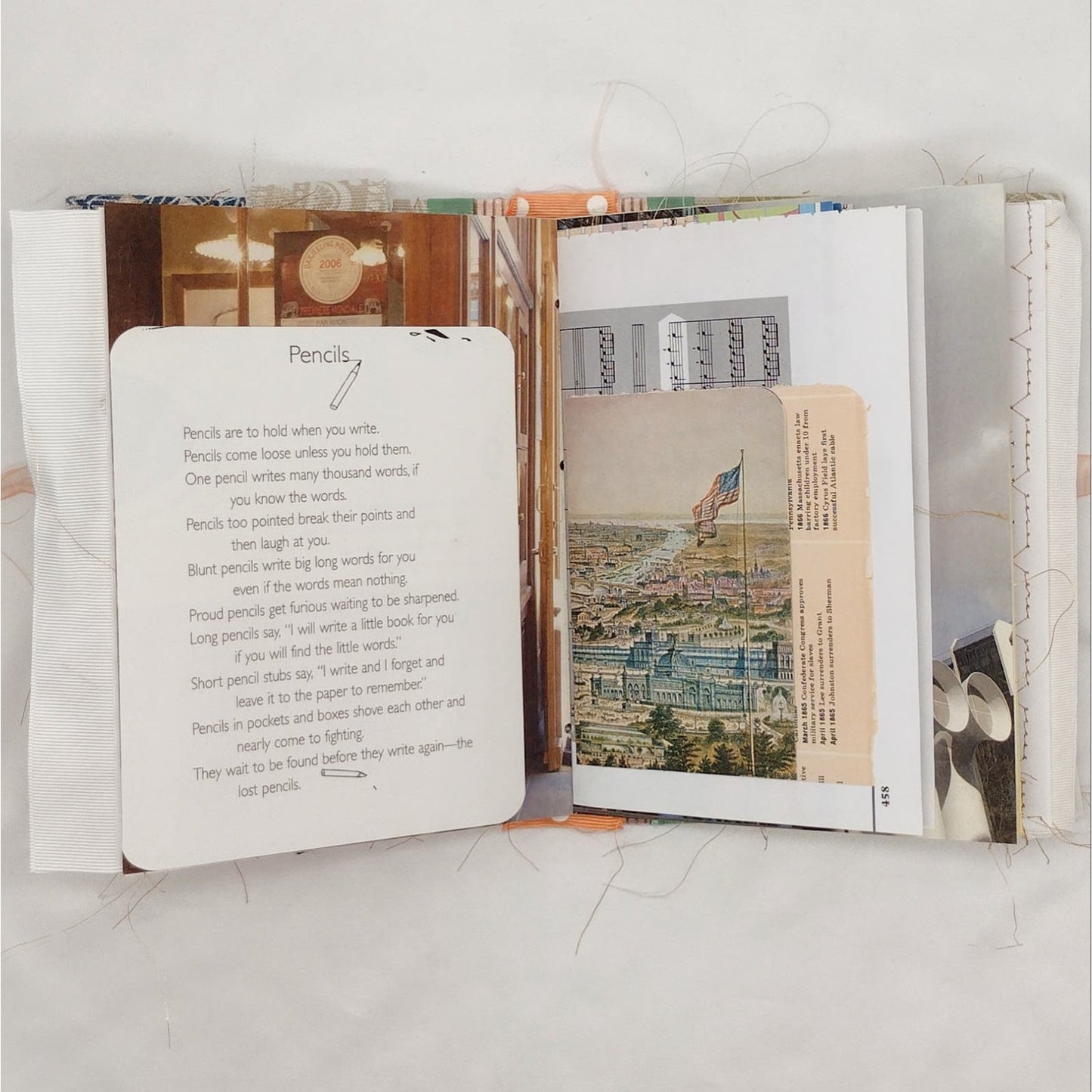 Eclectic Junk Journal 11, Handmade Recycled Journal, Mixed Media Journal