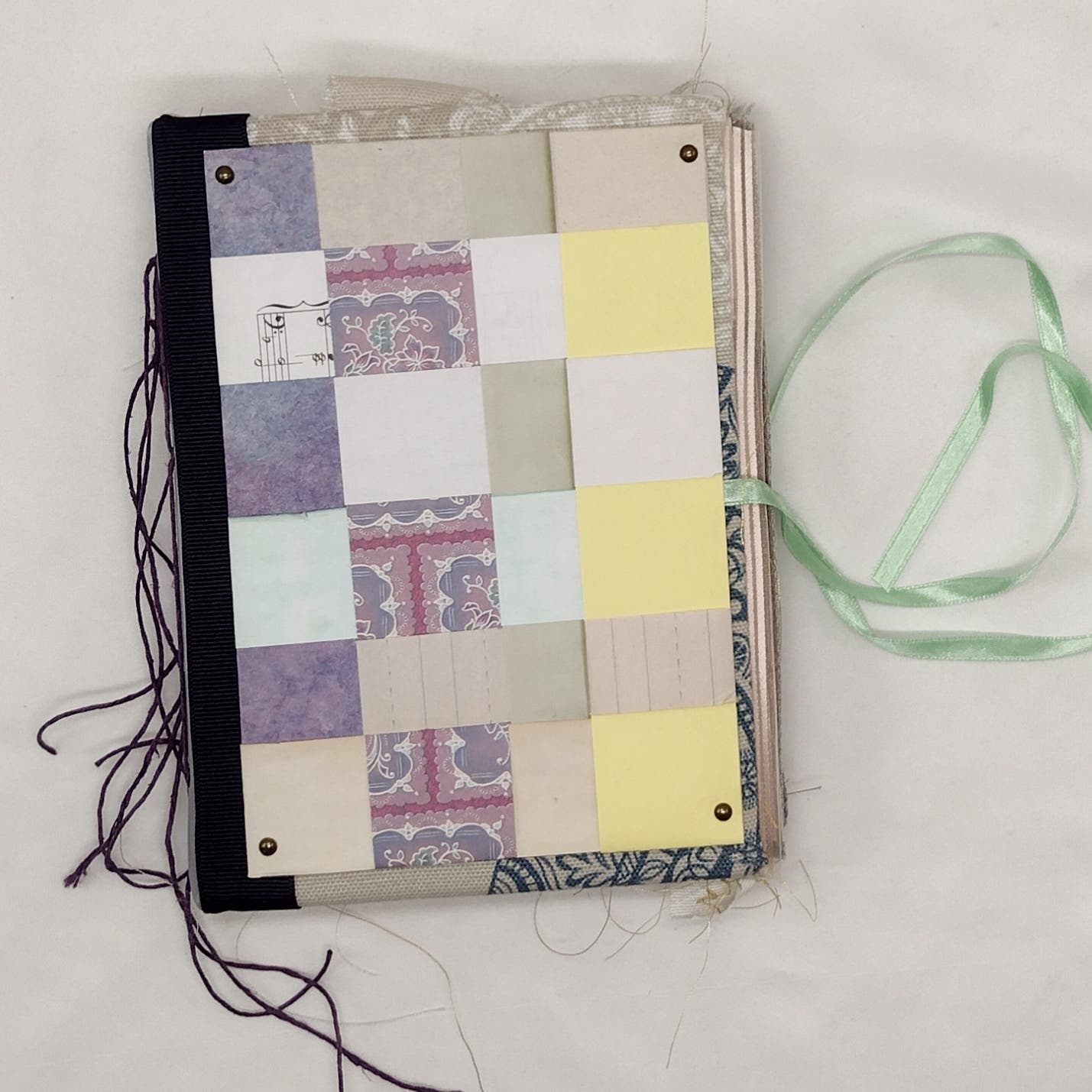 Eclectic Junk Journal 2, Handmade Recycled Journal, Mixed Media Journal