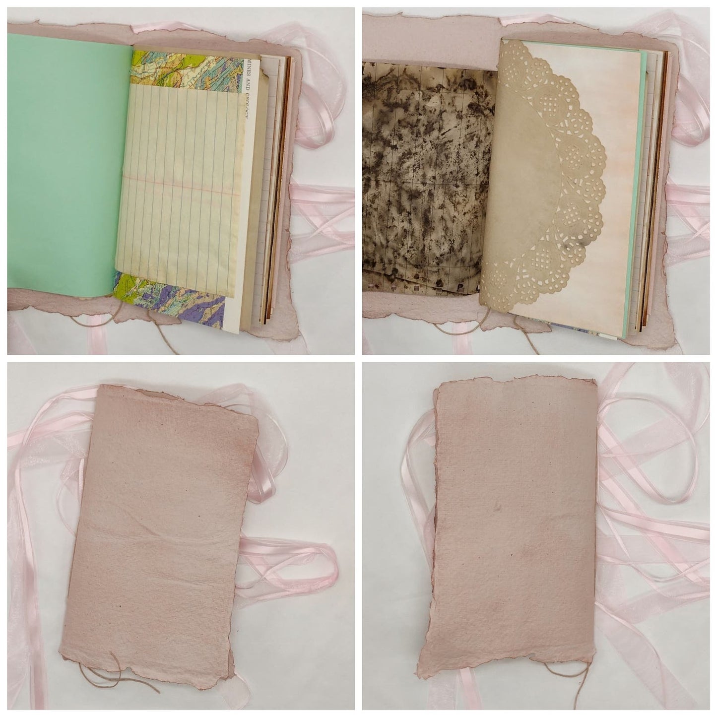 Pink Cover Naked Single Signature Junk Journal