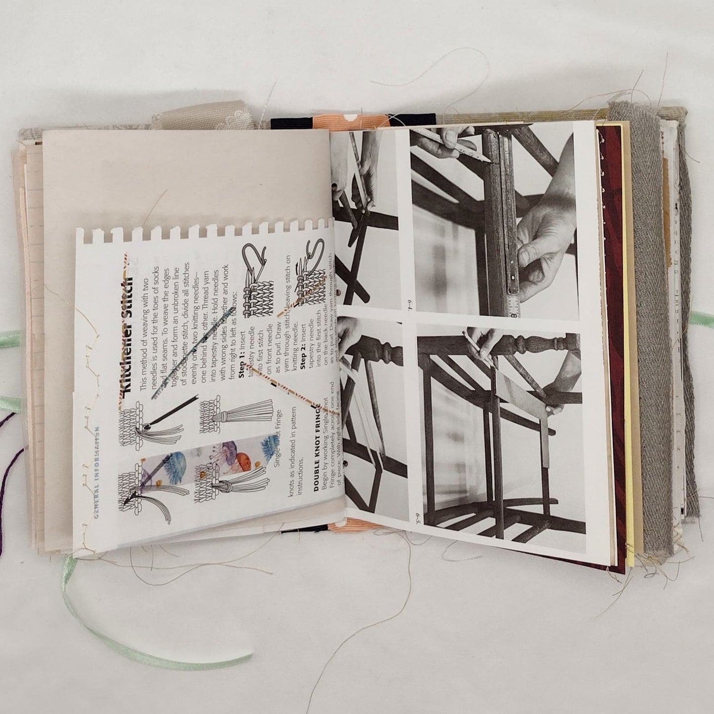 Eclectic Junk Journal 2, Handmade Recycled Journal, Mixed Media Journal