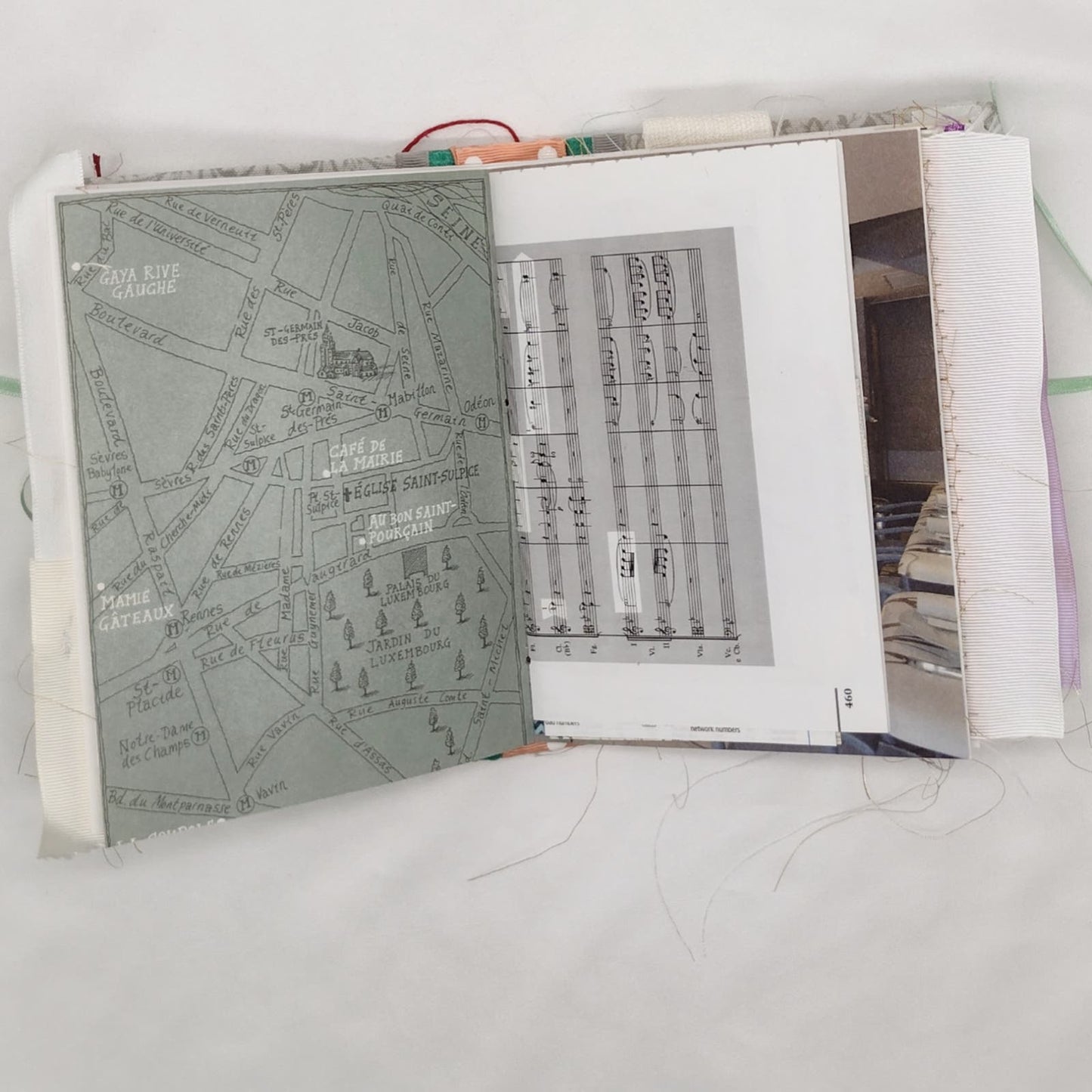 Eclectic Junk Journal 14, Handmade Recycled Journal, Mixed Media Journal