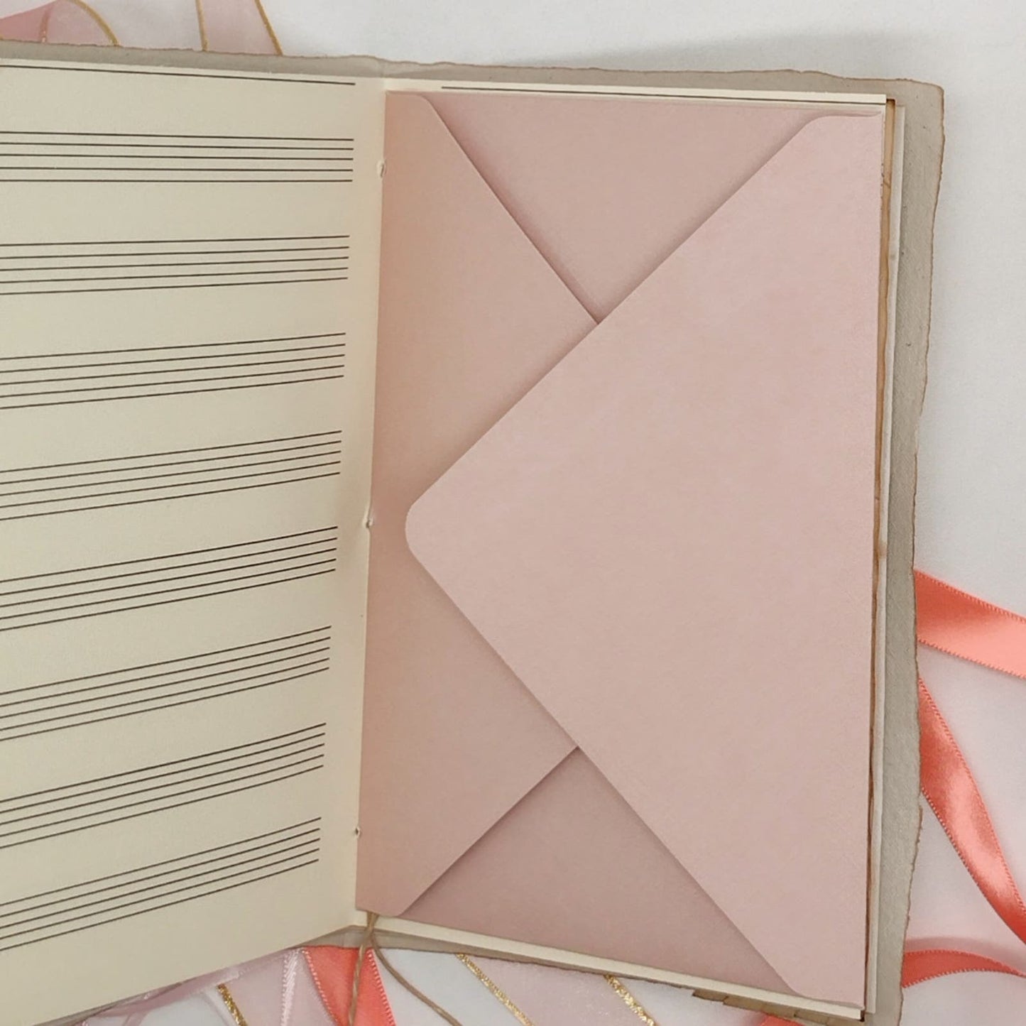 Beige Cover Naked Single Signature Junk Journal