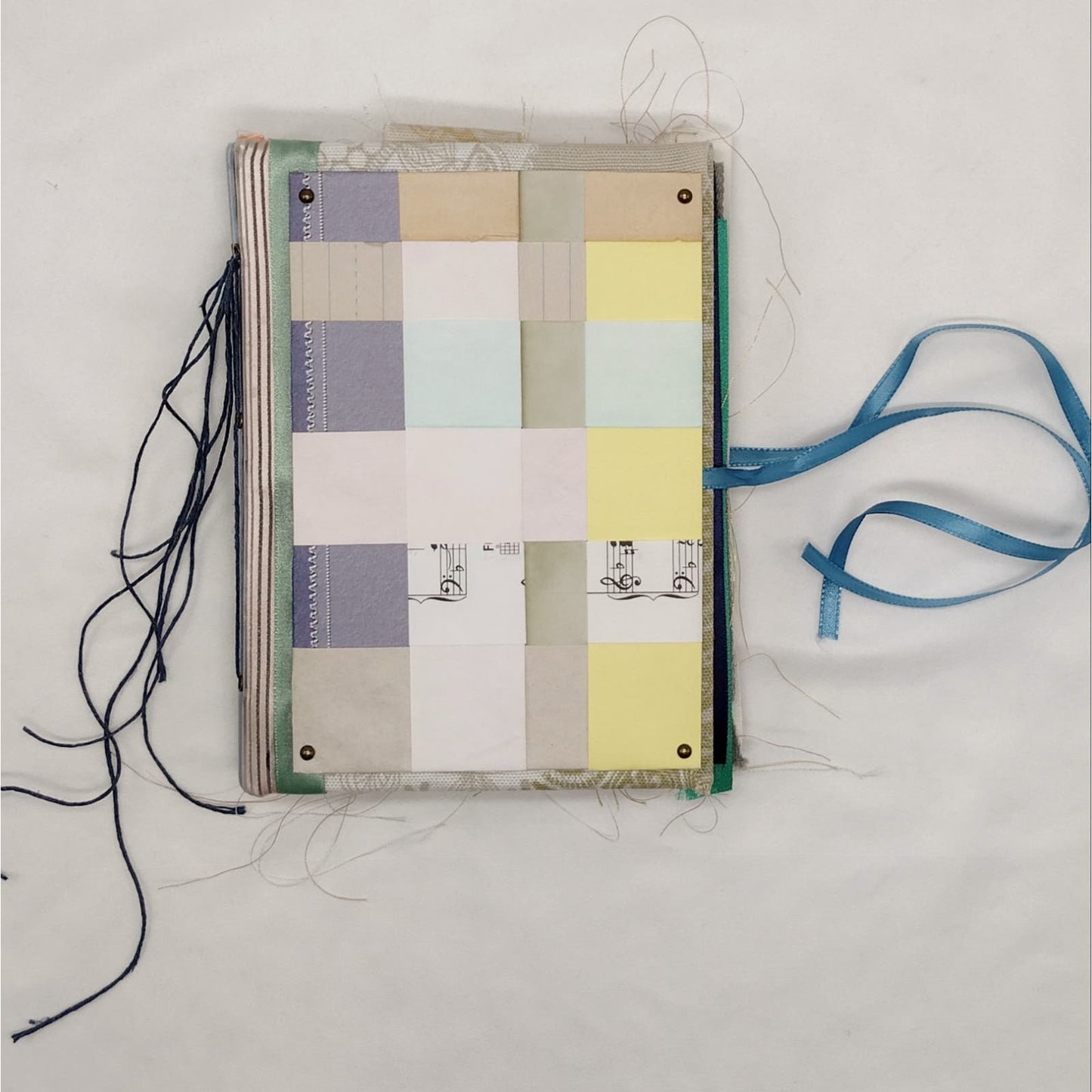 Eclectic Junk Journal 3, Handmade Recycled Journal, Mixed Media Journal