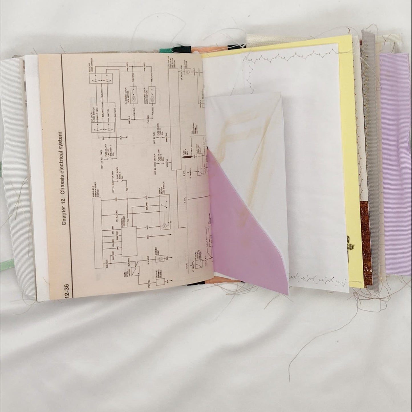 Eclectic Junk Journal 13, Handmade Recycled Journal, Mixed Media Journal