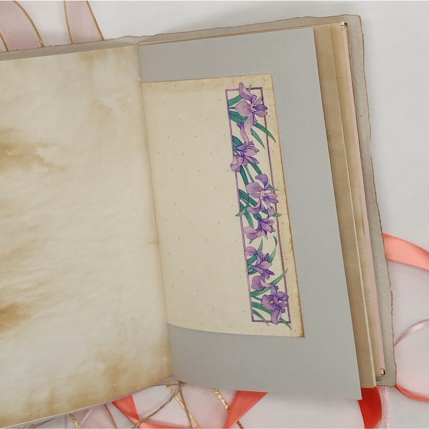 Beige Cover Naked Single Signature Junk Journal