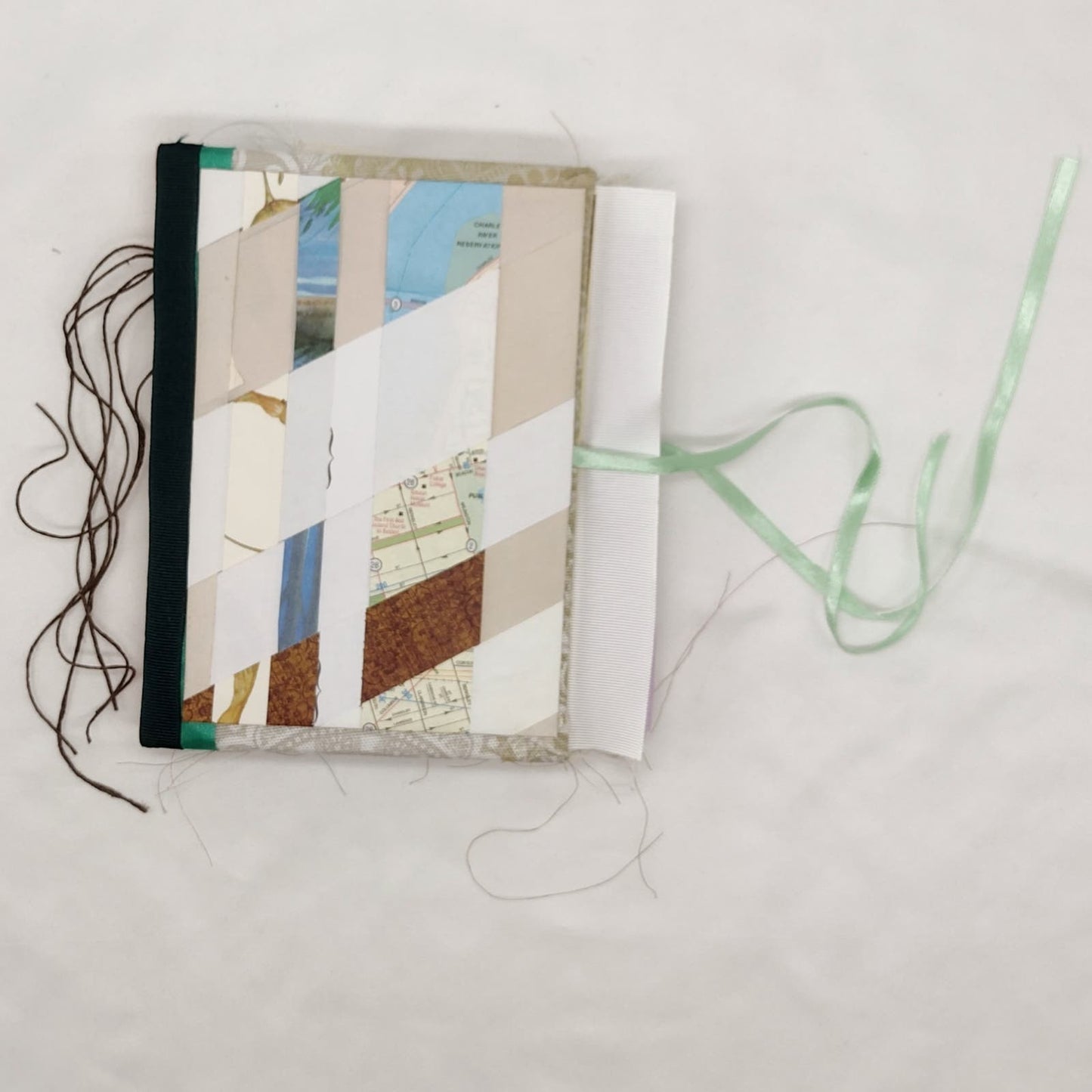Eclectic Junk Journal 13, Handmade Recycled Journal, Mixed Media Journal