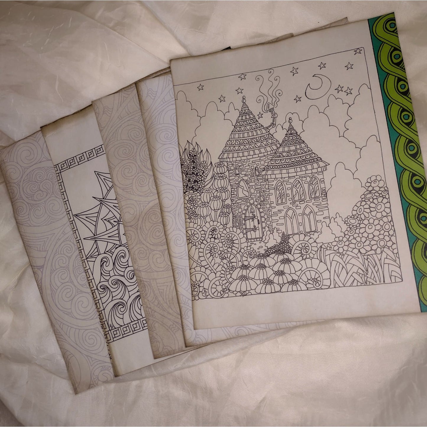 20 Coffee Dyed Coloring Pages, Hand Dyed Papers, Junk Journal Supply