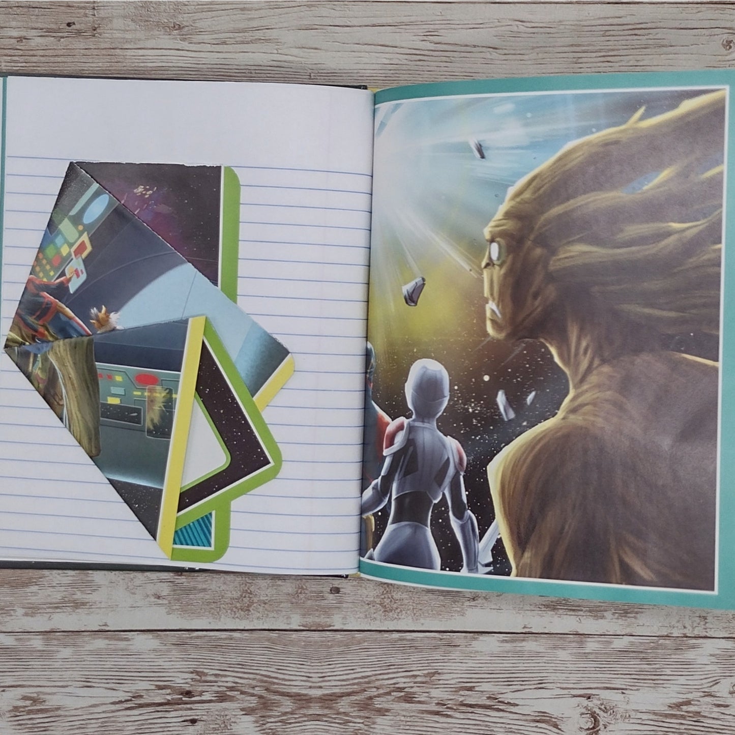 Altered Book Journal, Guardians of the Galaxy, Recycled Diary, Handmade Journal