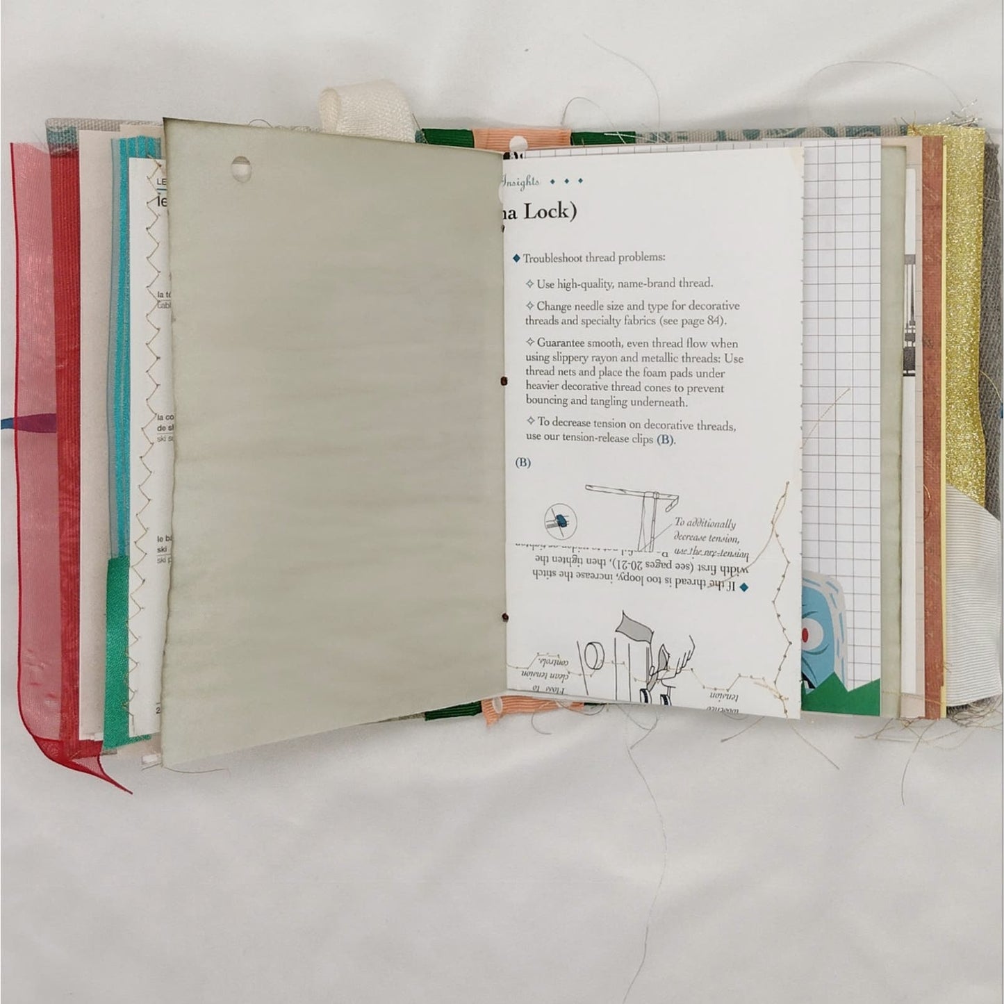 Eclectic Junk Journal 7, Handmade Recycled Journal, Mixed Media Journal