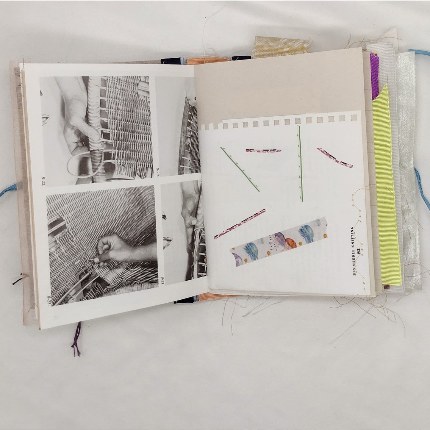 Eclectic Junk Journal 4, Handmade Recycled Journal, Mixed Media Journal