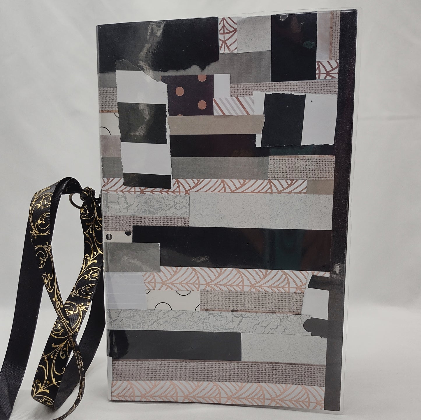 Junk Journal with Protective Cover, Handmade Mixed Media Journal