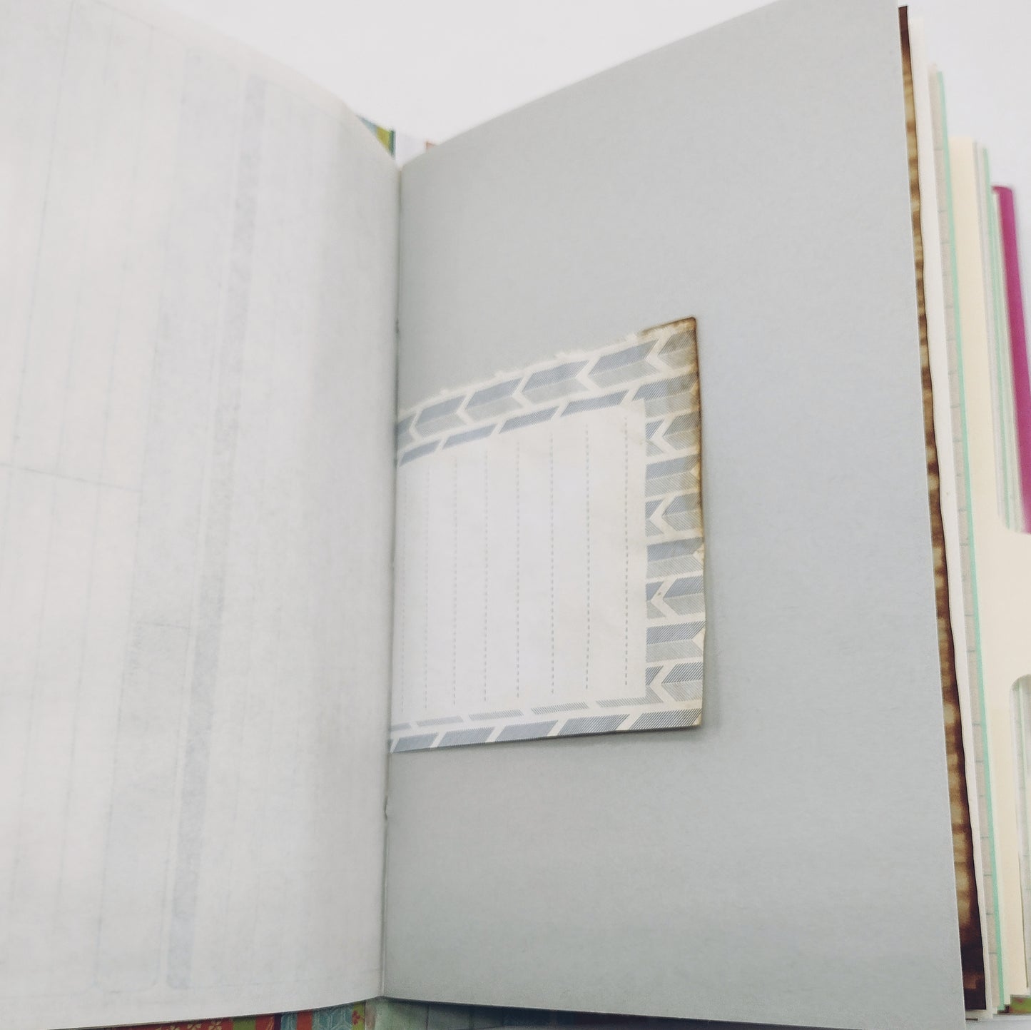 Junk Journal with Protective Cover, Handmade Mixed Media Journal