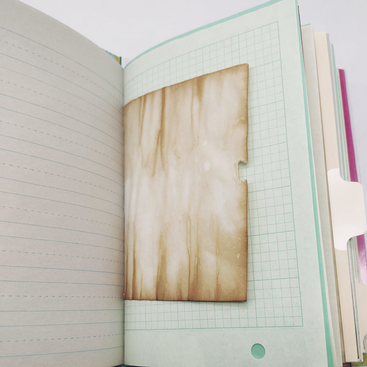 Junk Journal with Protective Cover, Handmade Mixed Media Journal