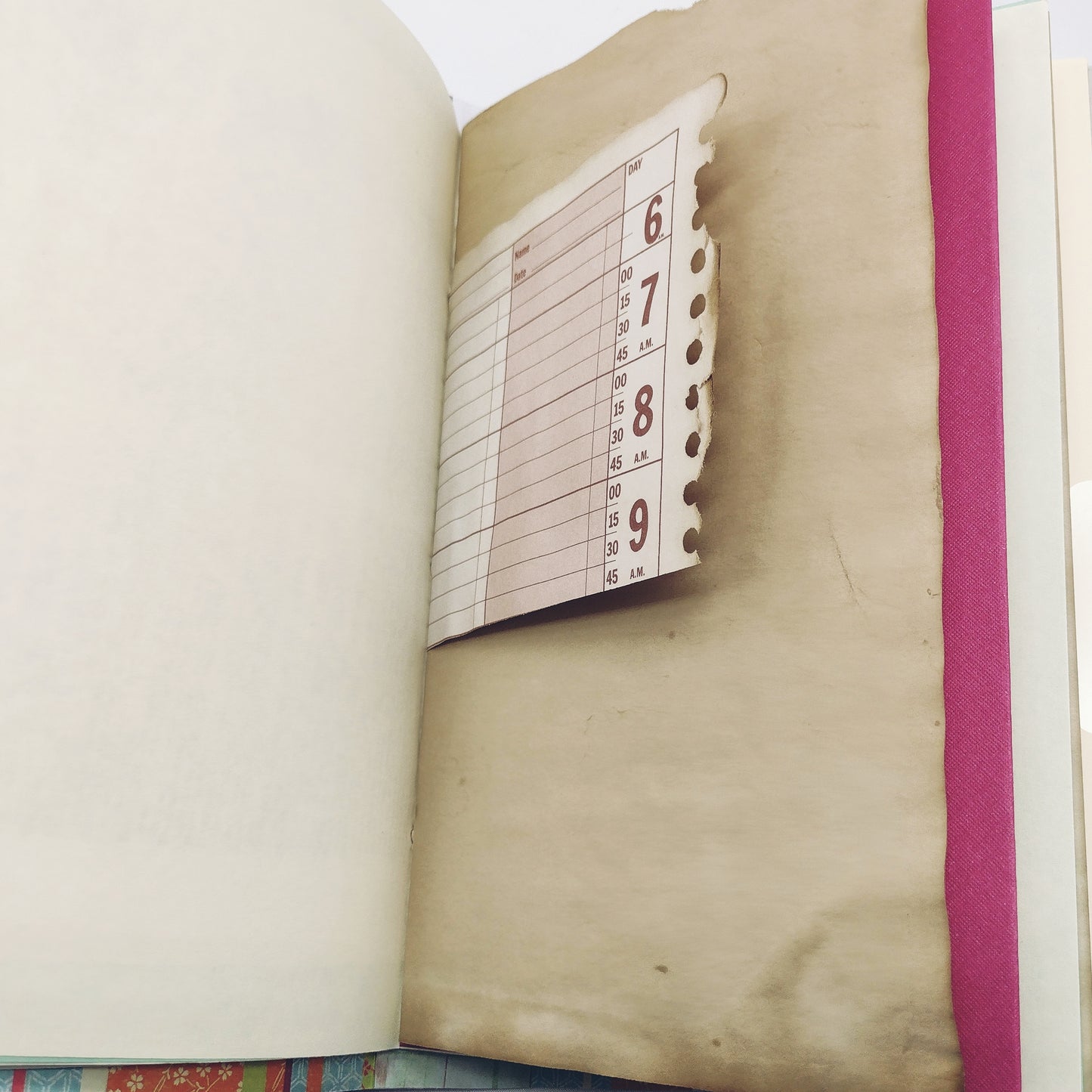 Junk Journal with Protective Cover, Handmade Mixed Media Journal