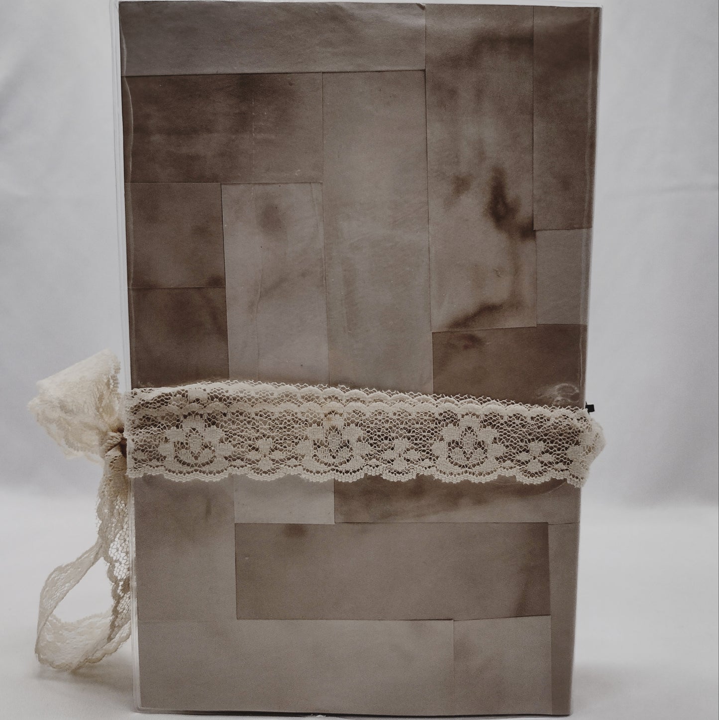 Junk Journal with Protective Cover, Handmade Mixed Media Journal