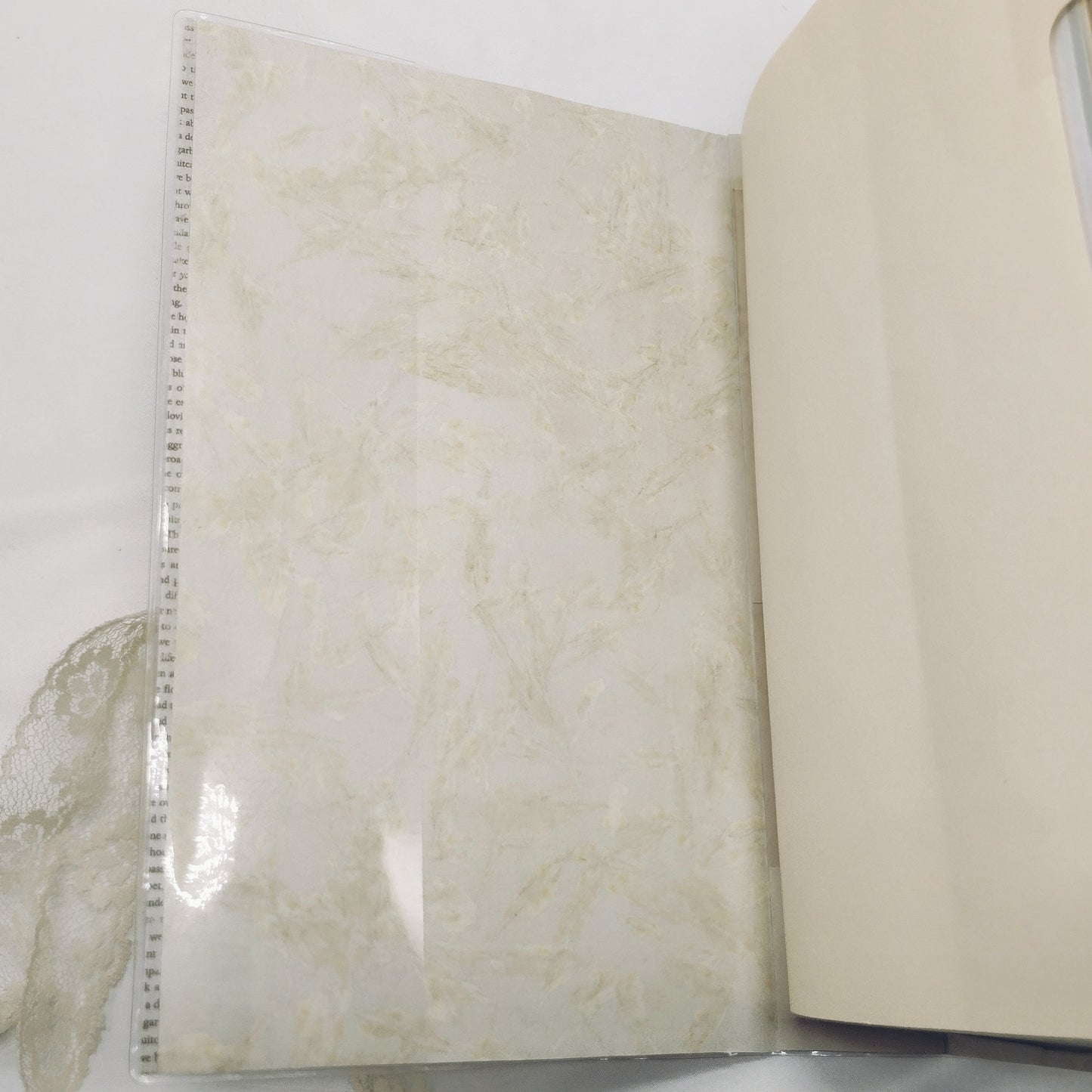 Junk Journal with Protective Cover, Handmade Mixed Media Journal