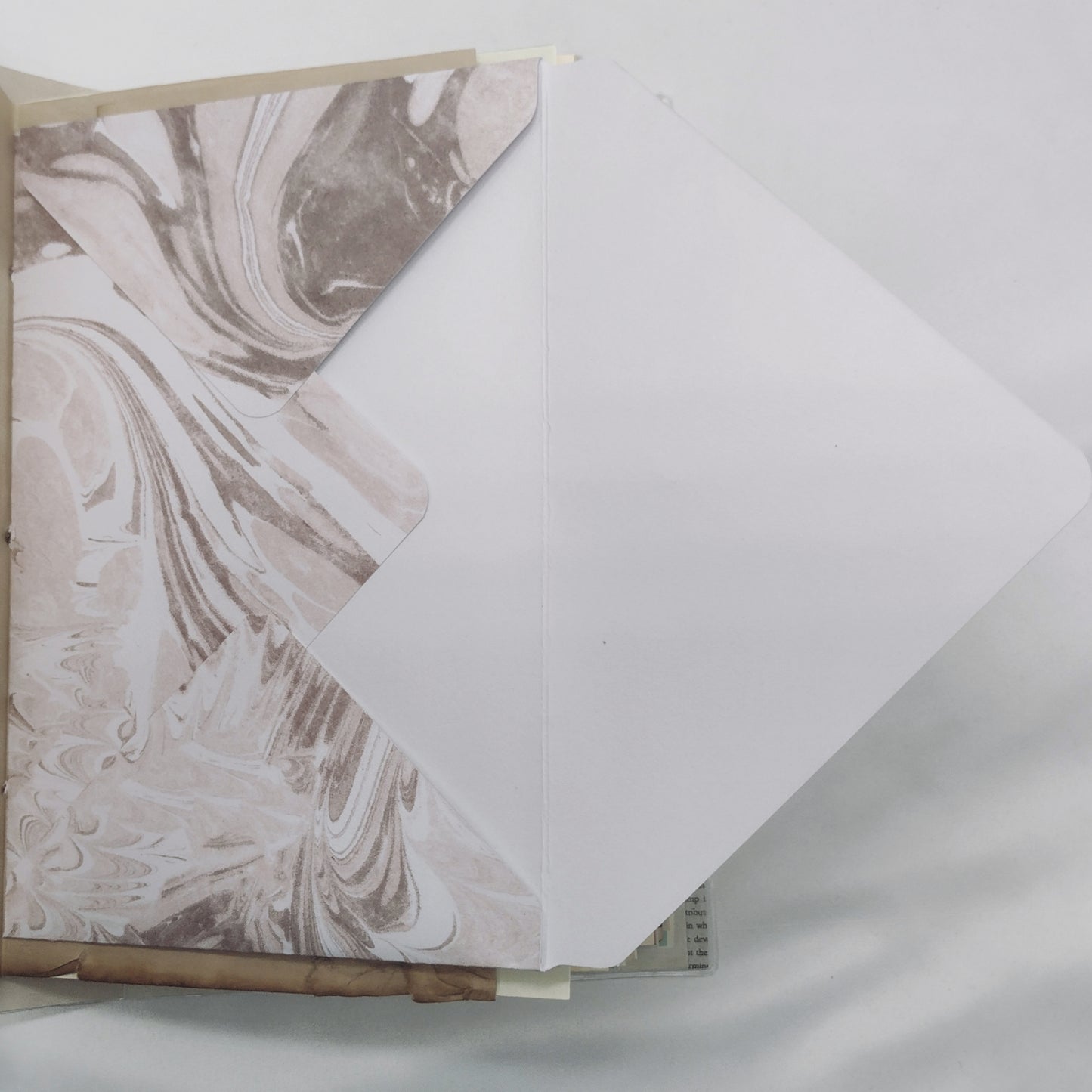 Junk Journal with Protective Cover, Handmade Mixed Media Journal