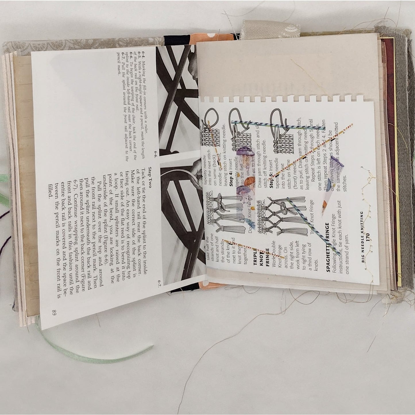 Eclectic Junk Journal 2, Handmade Recycled Journal, Mixed Media Journal