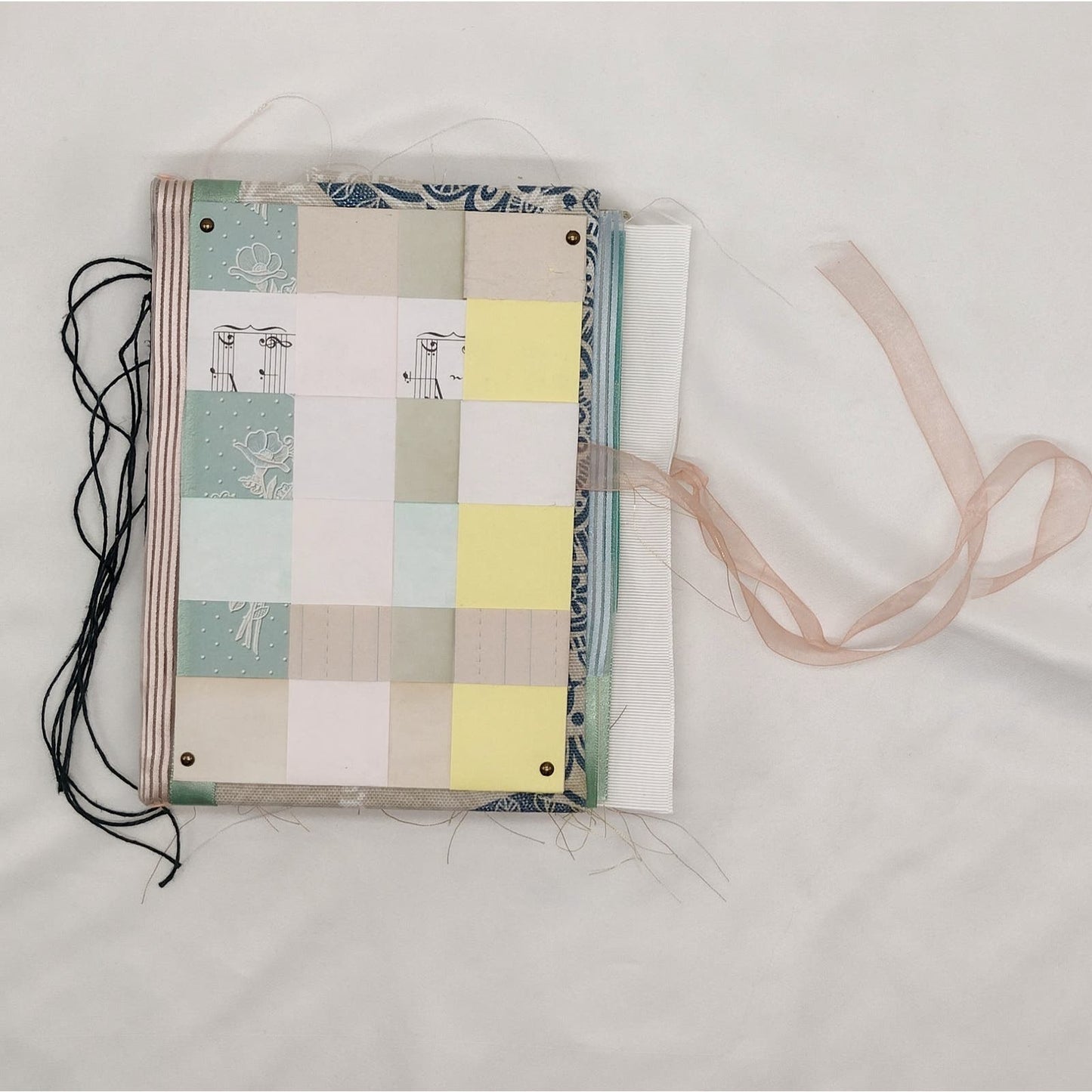 Eclectic Junk Journal 11, Handmade Recycled Journal, Mixed Media Journal