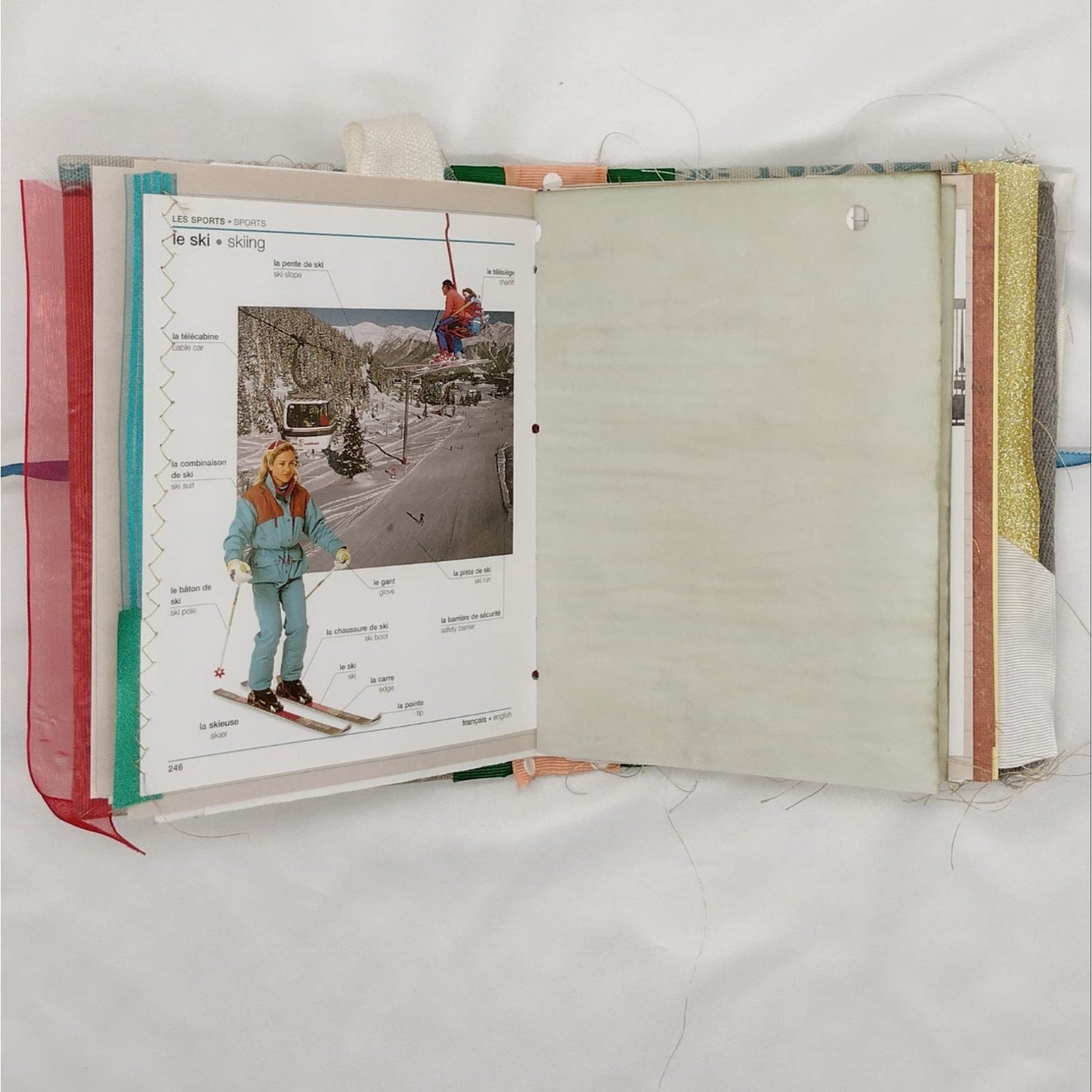 Eclectic Junk Journal 7, Handmade Recycled Journal, Mixed Media Journal