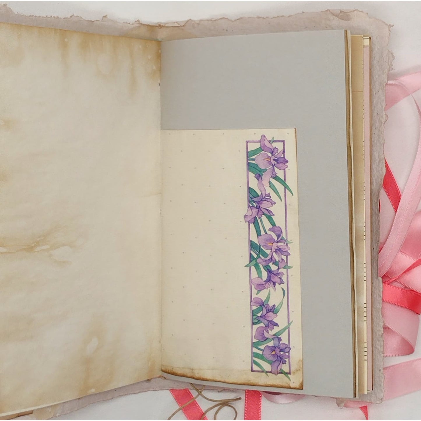 Grey Cover Naked Single Signature Junk Journal