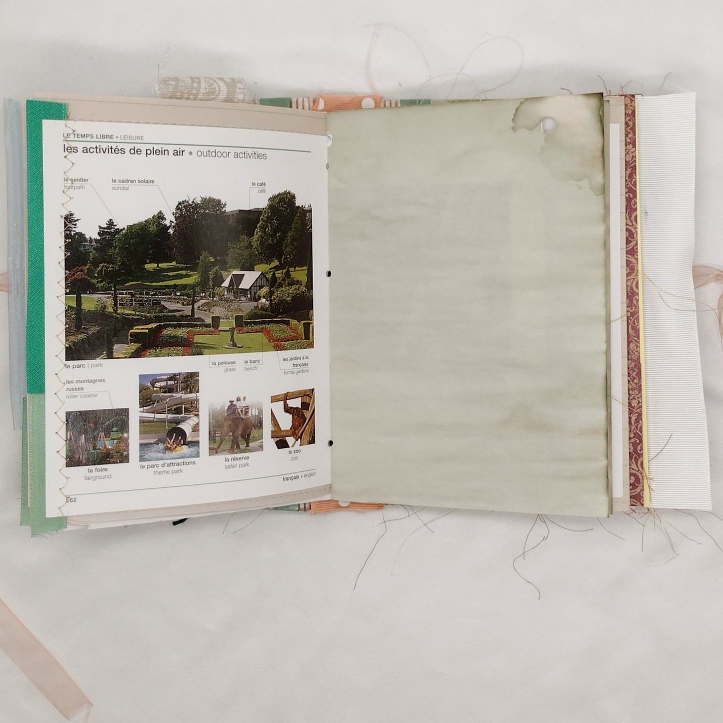 Eclectic Junk Journal 11, Handmade Recycled Journal, Mixed Media Journal
