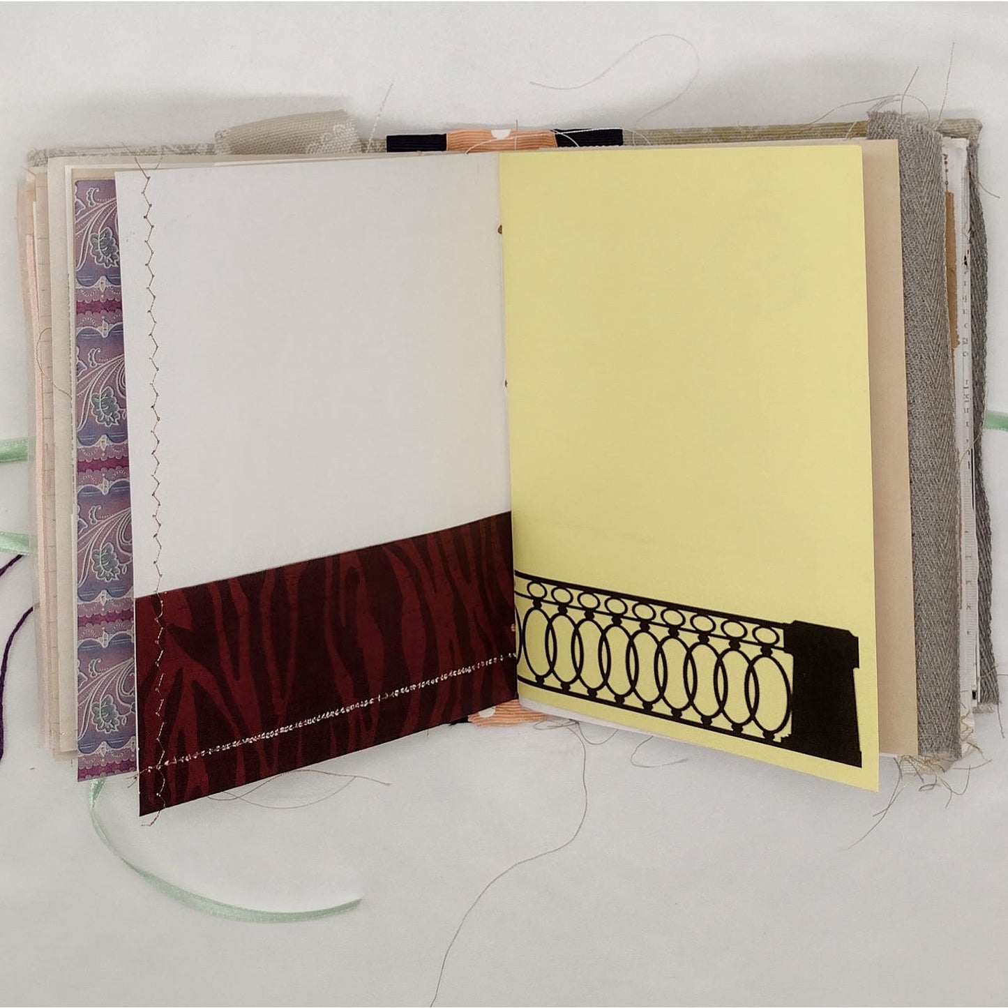 Eclectic Junk Journal 2, Handmade Recycled Journal, Mixed Media Journal