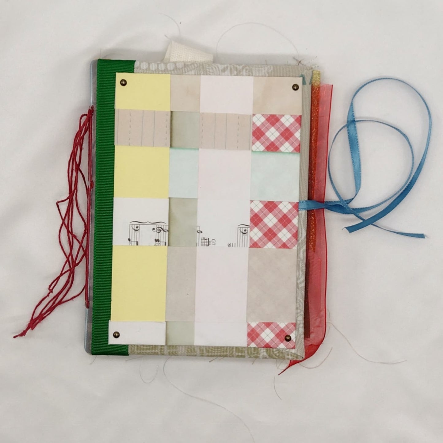 Eclectic Junk Journal 7, Handmade Recycled Journal, Mixed Media Journal