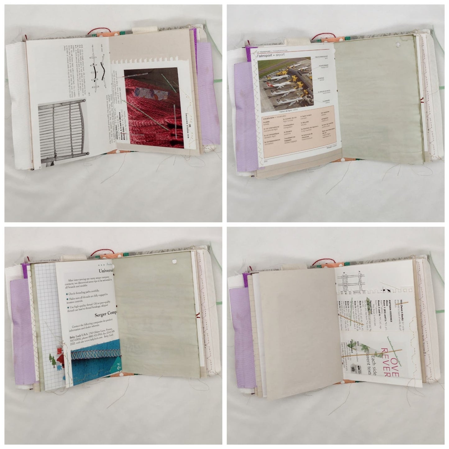Eclectic Junk Journal 14, Handmade Recycled Journal, Mixed Media Journal