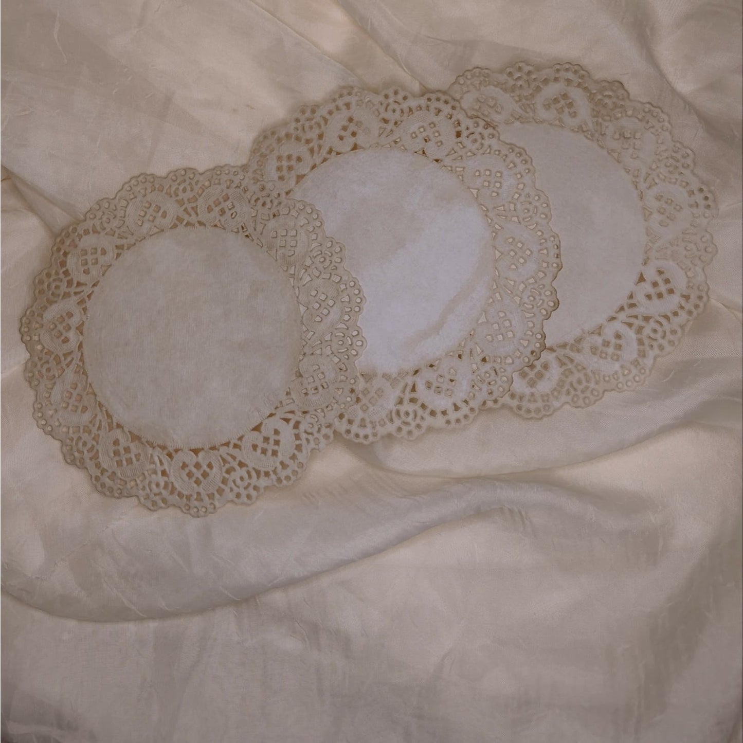 9 Coffee Stained Paper Doilies