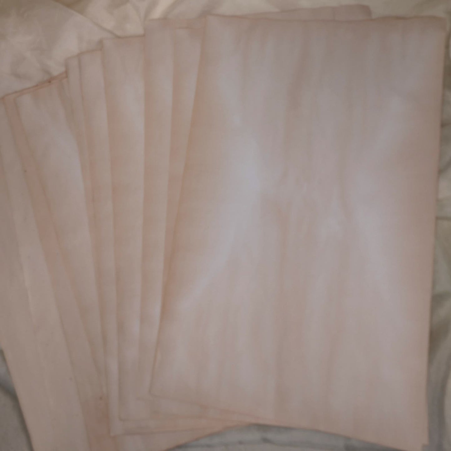 20 Avocado Dyed 8.5"x14" Papers, Hand Dyed Papers, Junk Journal Supply