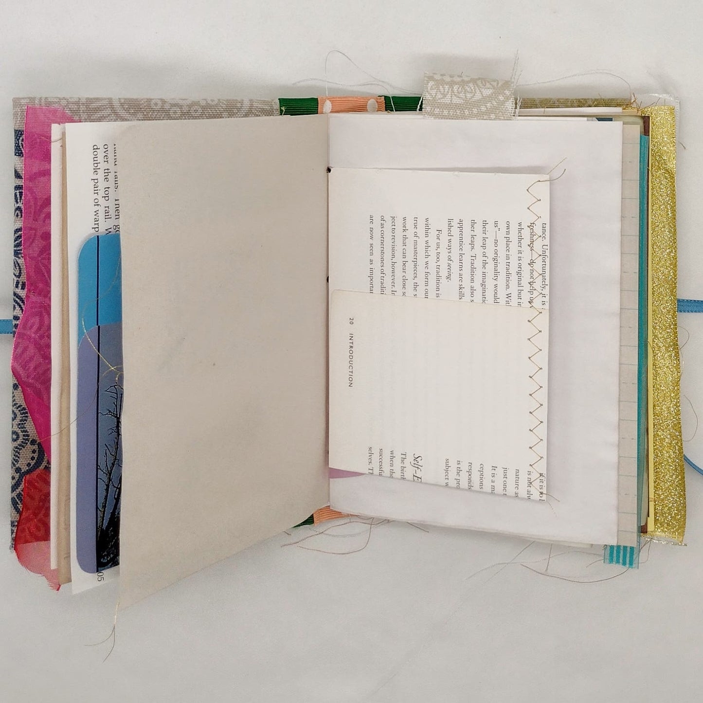 Eclectic Junk Journal 1, Handmade Recycled Journal, Mixed Media Journal
