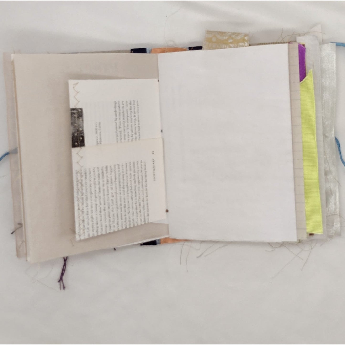Eclectic Junk Journal 4, Handmade Recycled Journal, Mixed Media Journal