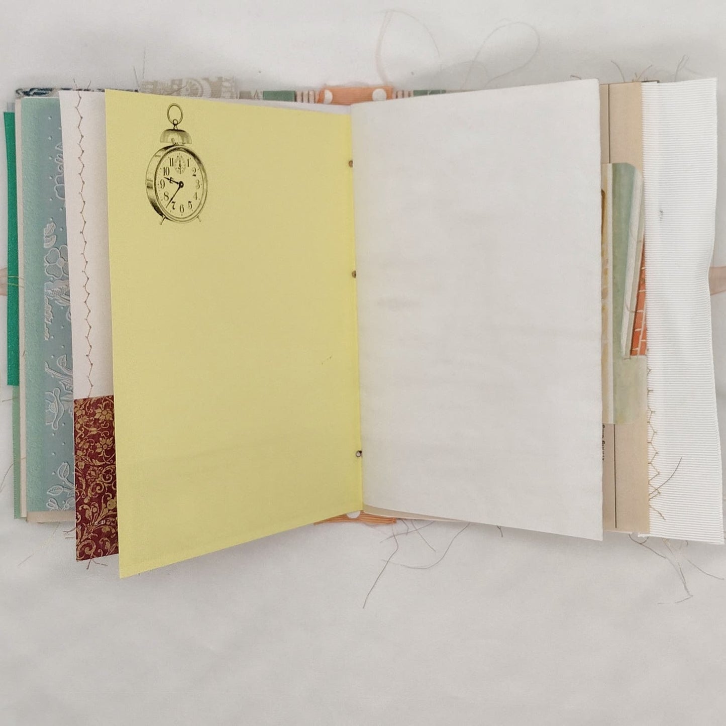 Eclectic Junk Journal 11, Handmade Recycled Journal, Mixed Media Journal