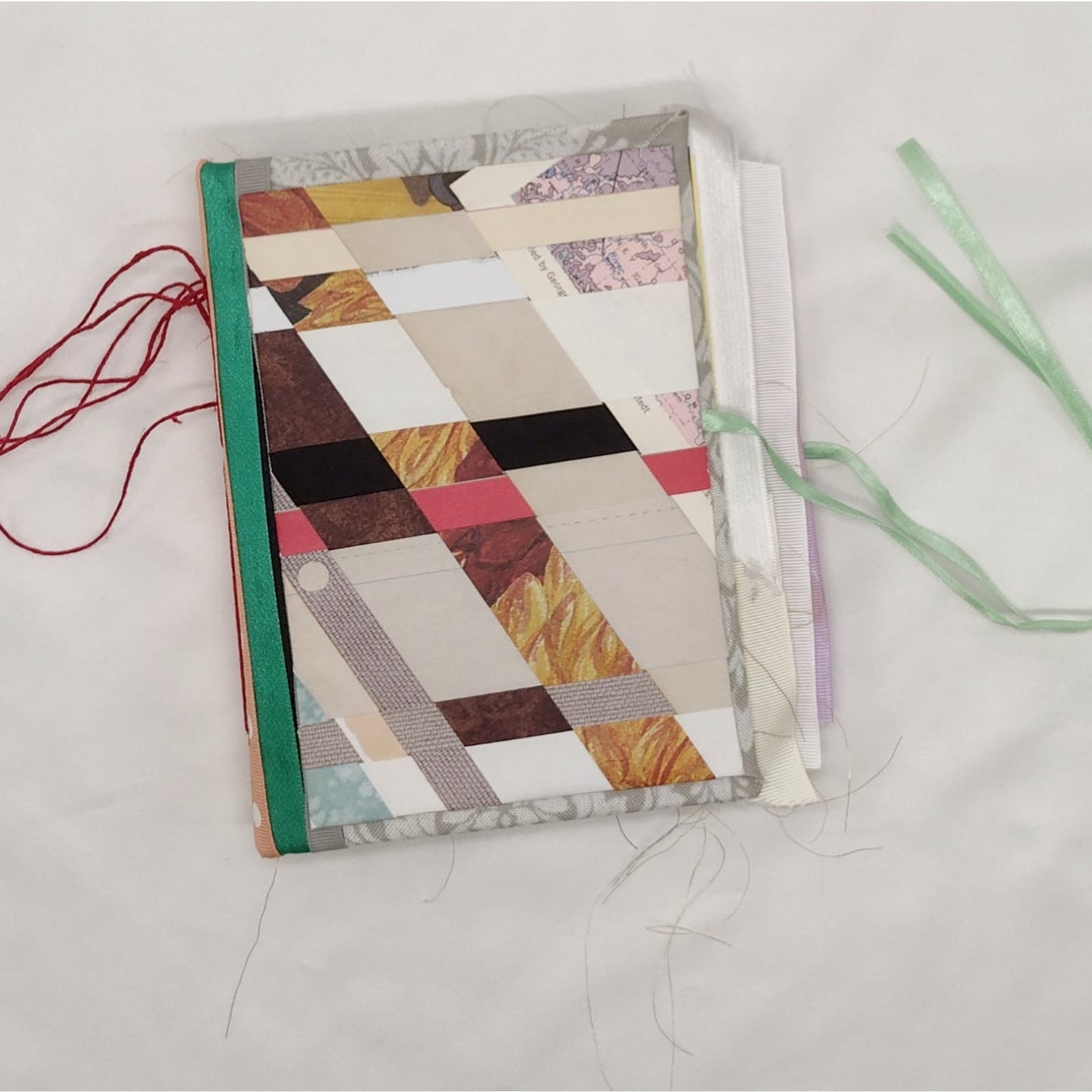 Eclectic Junk Journal 14, Handmade Recycled Journal, Mixed Media Journal