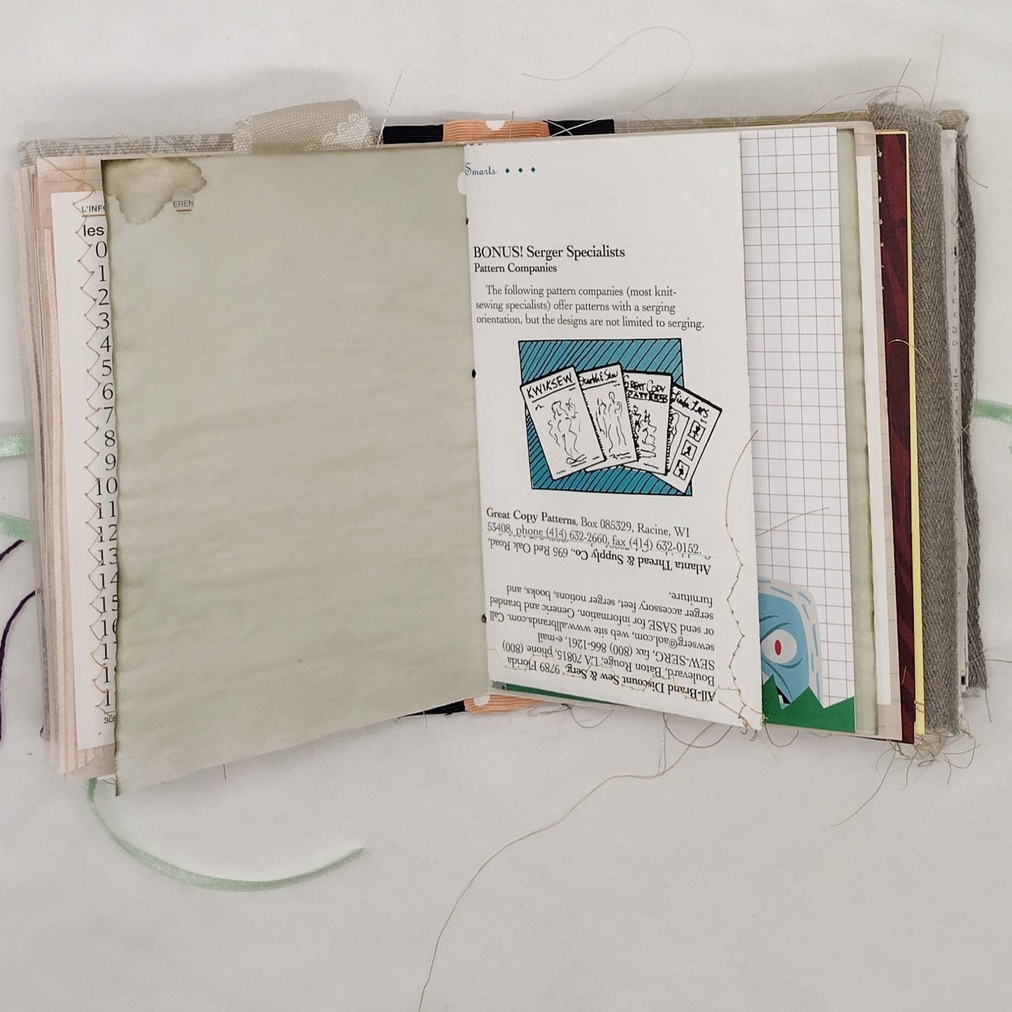 Eclectic Junk Journal 2, Handmade Recycled Journal, Mixed Media Journal