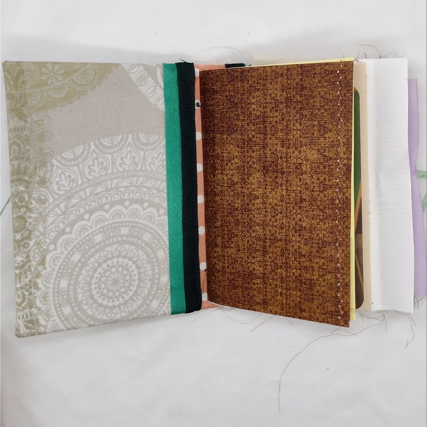Eclectic Junk Journal 13, Handmade Recycled Journal, Mixed Media Journal
